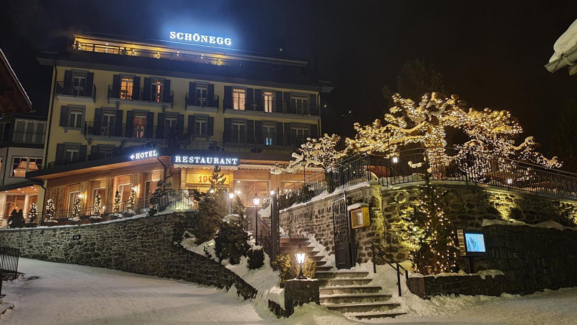 Hotel Schoenegg Wengen Eksteriør bilde