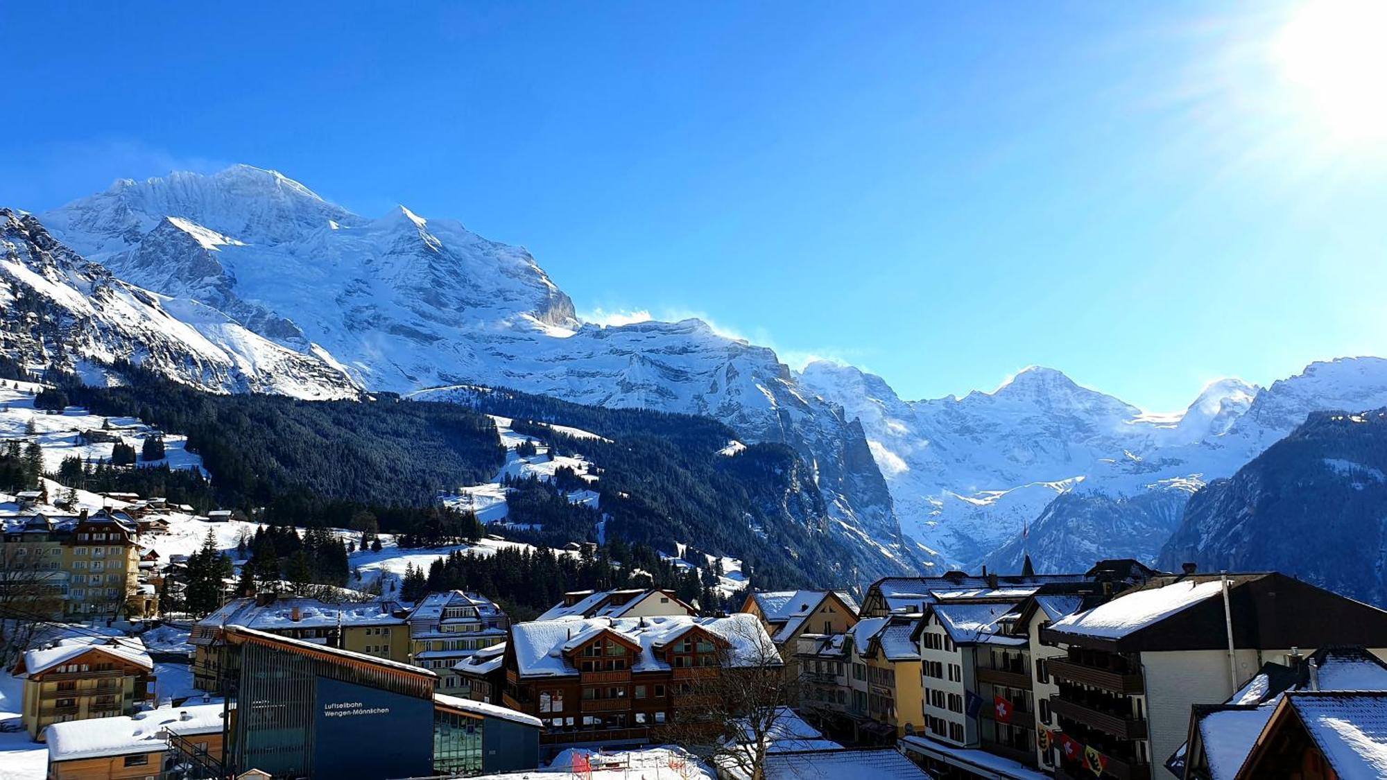 Hotel Schoenegg Wengen Eksteriør bilde