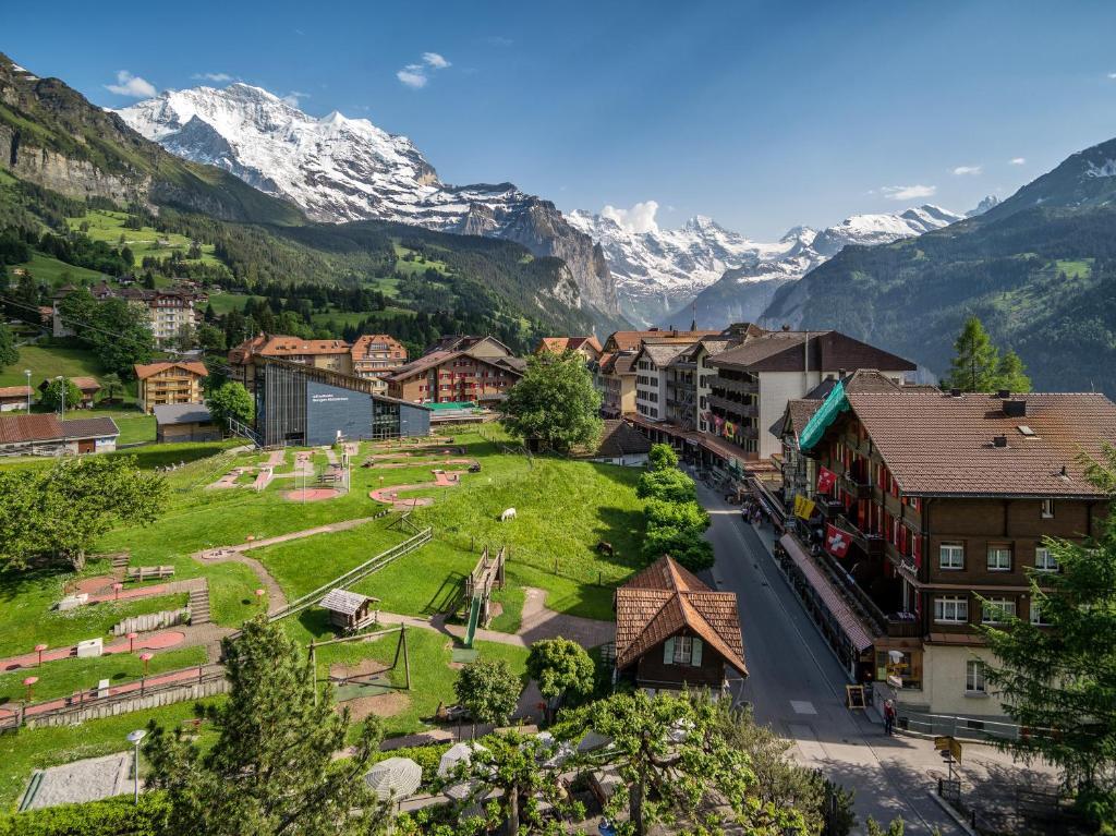 Hotel Schoenegg Wengen Rom bilde